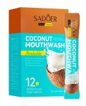 Ополаскиватель для полости рта, Sadoer (Садор) 10 мл 20 шт освежающий с экстрактом кокоса стики