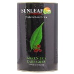 Чай зеленый, Sunleaf (Санлиф) 75 г №1 Эрл Грей с бергамотом жестяная банка