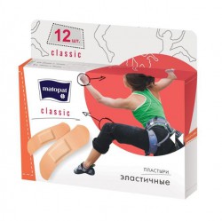 Лейкопластырь Matopat классик 12 шт.