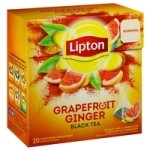 Чай черный, Lipton (Липтон) 1.8 г №20 Грейпфрут Джинджер с ароматом грейпфрута и имбирем пирамидки