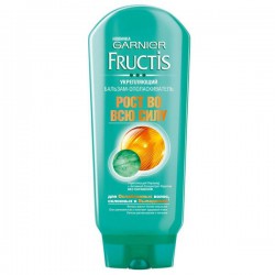 Бальзам-ополаскиватель Garnier Фруктис Укрепляющий Рост во всю силу для ослабленных волос склонных к выпадению 200 мл